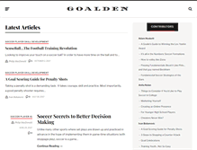 Tablet Screenshot of goalden.com